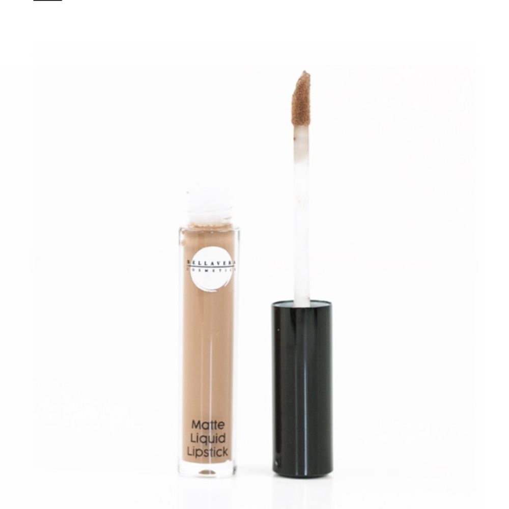 Bellavera cosmetics liquid lipstick in beige nude